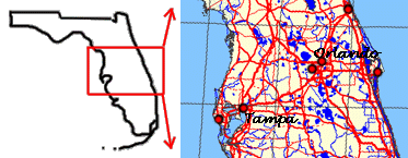Central Florida map